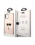 Karl Lagerfeld Husa de protectie Liquid Silicone Karl Head MagSafe Compatible pentru iPhone 14 Plus Roz - Pled.ro