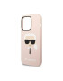 Karl Lagerfeld Husa protectie Liquid Silicone pentru iPhone 14 Pro Roz - Pled.ro