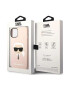 Karl Lagerfeld Husa de protectie Liquid Silicone Karl Head MagSafe Compatible pentru iPhone 14 Roz - Pled.ro