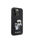 Karl Lagerfeld Husa de protectie Saffiano Karl and Choupette NFT pentru iPhone 14 Pro Negru - Pled.ro