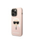 Karl Lagerfeld Husa protectie Liquid Silicone pentru iPhone 14 Pro Roz - Pled.ro