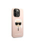 Karl Lagerfeld Husa protectie Liquid Silicone pentru iPhone 14 Pro Roz - Pled.ro