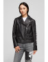 Karl Lagerfeld Jacheta biker de piele de miel - Pled.ro