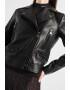 Karl Lagerfeld Jacheta biker de piele Ikonik - Pled.ro