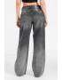 KARL LAGERFELD JEANS Blugi cu croiala ampla si aspect decolorat - Pled.ro