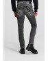 KARL LAGERFELD JEANS Blugi din amestec de bumbac organic cu aspect decolorat - Pled.ro