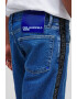 KARL LAGERFELD JEANS Blugi drepti cu insertie logo - Pled.ro