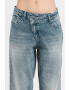 KARL LAGERFELD JEANS Blugi relaxed fit cu talie inalta - Pled.ro