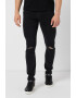 KARL LAGERFELD JEANS Blugi skinny cu rupturi decorative - Pled.ro