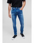 KARL LAGERFELD JEANS Blugi skinny din amestec de bumbac organic cu aspect deteriorat - Pled.ro