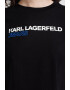 KARL LAGERFELD JEANS Bluza crop de bumbac organic cu logo - Pled.ro