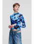 KARL LAGERFELD JEANS Bluza cu maneci lungi si imprimeu abstract - Pled.ro