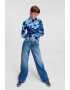 KARL LAGERFELD JEANS Bluza cu maneci lungi si imprimeu abstract - Pled.ro