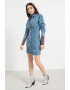 KARL LAGERFELD JEANS Rochie de denim cu buzunare pe piept - Pled.ro