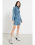 KARL LAGERFELD JEANS Rochie de denim cu buzunare pe piept - Pled.ro