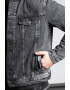 KARL LAGERFELD JEANS Jacheta de denim cu detalii din material teddy - Pled.ro