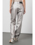 KARL LAGERFELD JEANS Pantaloni drepti cu aspect metalizat - Pled.ro