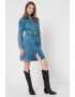 KARL LAGERFELD JEANS Rochie de denim cu aspect 2in1 - Pled.ro