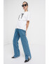 KARL LAGERFELD JEANS Tricou de bumbac organic cu imprimeu logo - Pled.ro