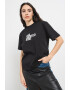 KARL LAGERFELD JEANS Tricou de bumbac organic cu imprimeu logo - Pled.ro