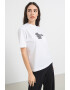 KARL LAGERFELD JEANS Tricou de bumbac organic cu imprimeu logo - Pled.ro