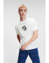 KARL LAGERFELD JEANS Tricou din bumbac organic cu imprimeu logo - Pled.ro