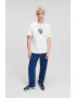 KARL LAGERFELD JEANS Tricou din bumbac organic cu imprimeu logo - Pled.ro