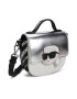 KARL LAGERFELD KIDS Geanta crossbody din piele ecologica cu aplicatie logo - Pled.ro