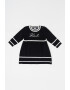 KARL LAGERFELD KIDS Rochie cu decolteu rotund si logo - Pled.ro