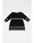 KARL LAGERFELD KIDS Rochie cu decolteu rotund si logo - Pled.ro