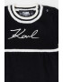 KARL LAGERFELD KIDS Rochie cu decolteu rotund si logo - Pled.ro