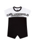 KARL LAGERFELD KIDS Salopeta scurta cu imprimeu logo - Pled.ro