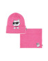 KARL LAGERFELD KIDS Set de caciula si protectie pentru gat - Pled.ro