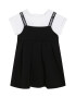 KARL LAGERFELD KIDS Set de tricou din amestec de bumbac cu rochie - 2 piese - Pled.ro