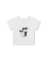 KARL LAGERFELD KIDS Set de tricou si colanti din bumbac - Pled.ro