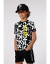 KARL LAGERFELD KIDS Tricou cu decolteu la baza gatului si imprimeu logo - Pled.ro