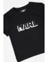 KARL LAGERFELD KIDS Tricou cu imprimeu logo - Pled.ro