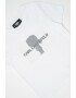 KARL LAGERFELD KIDS Tricou de bumbac cu decolteu la baza gatului si logo - Pled.ro