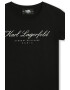 KARL LAGERFELD KIDS Tricou din amestec de modal cu imprimeu logo - Pled.ro