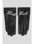 Karl Lagerfeld Manusi de piele Signature - Pled.ro