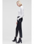 Karl Lagerfeld Pantaloni chino de piele - Pled.ro