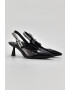 Karl Lagerfeld Pantofi slingback de piele cu varf ascutit - Pled.ro