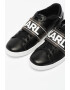 Karl Lagerfeld Pantofi sport de piele cu banda logo - Pled.ro