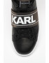 Karl Lagerfeld Pantofi sport de piele cu banda logo - Pled.ro