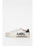 Karl Lagerfeld Pantofi sport de piele cu insertii de piele intoarsa Skool - Pled.ro