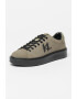 Karl Lagerfeld Pantofi sport de piele nabuc cu aplicatie logo - Pled.ro