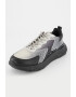 Karl Lagerfeld Pantofi sport de piele si material textil cu logo - Pled.ro