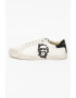 Karl Lagerfeld Pantofi sport de piele si material textil Skool - Pled.ro