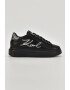 Karl Lagerfeld Pantofi sport din piele cu aplicatie logo metalica - Pled.ro