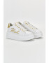 Karl Lagerfeld Pantofi sport din piele cu talpa wedge si logo - Pled.ro